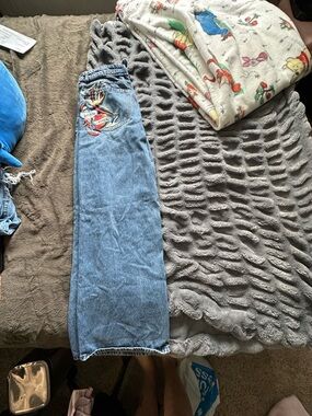 Light Blue Ed Hardy Women’s Jeans - Casual High-Rise Denim